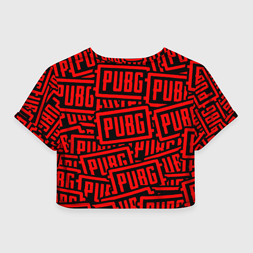 Женский топ PUBG pattern games / 3D-принт – фото 2