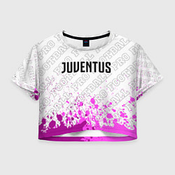 Женский топ Juventus pro football посередине
