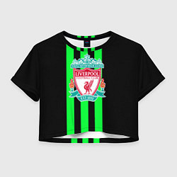 Женский топ Liverpool line green