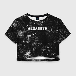 Женский топ Megadeth black ice