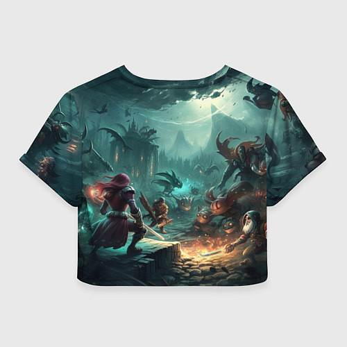 Женский топ League Of Legends Akali Kda / 3D-принт – фото 2