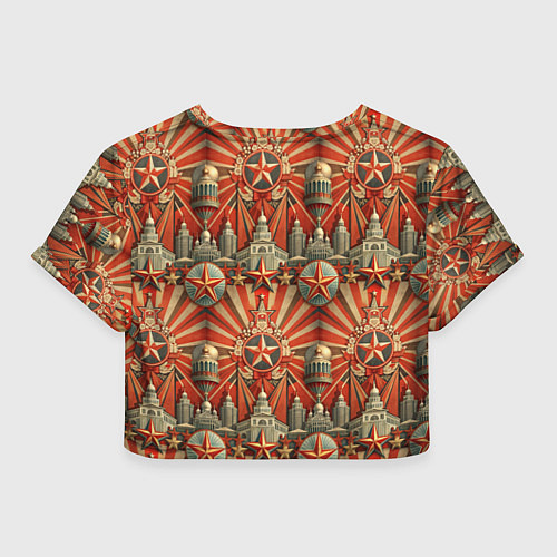 Женский топ День победы за Родину / 3D-принт – фото 2