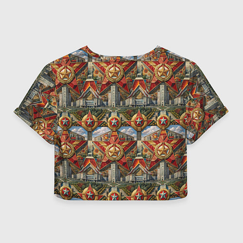 Женский топ С днем Победы стиль СССР / 3D-принт – фото 2