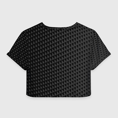 Женский топ Паттерн из черных треугольников / 3D-принт – фото 2