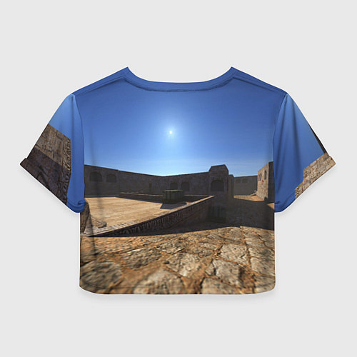 Женский топ Dust2 full 3d 4k / 3D-принт – фото 2