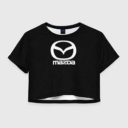 Женский топ Mazda logo white