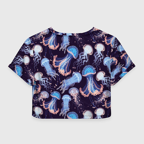 Женский топ Светящиеся медузы / 3D-принт – фото 2