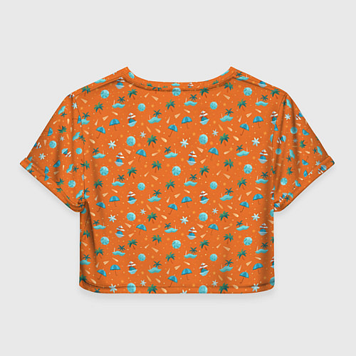 Женский топ Веселая змея играет на гитаре / 3D-принт – фото 2