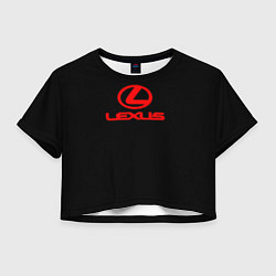 Женский топ Lexus red logo