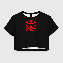 Женский топ Toyota red logo
