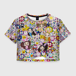 Женский топ Right now NewJeans and Takashi Murakami