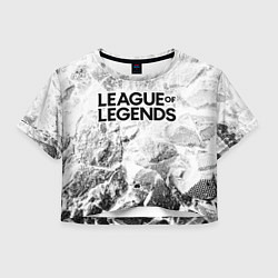 Женский топ League of Legends white graphite