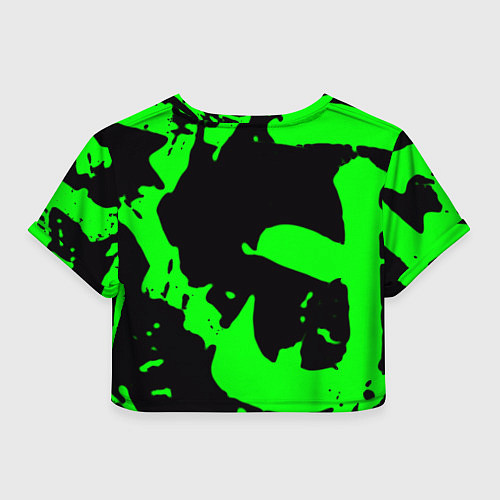 Женский топ Razer кислотный стиль краски / 3D-принт – фото 2
