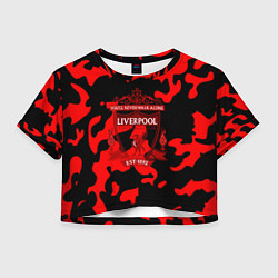 Женский топ Liverpool камуфляжный стиль