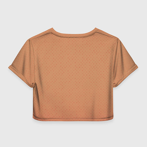 Женский топ Jac motors паттерн охра / 3D-принт – фото 2