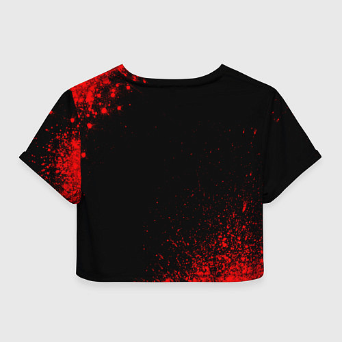 Женский топ Depeche Mode - red gradient / 3D-принт – фото 2