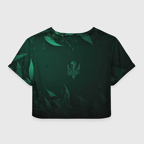 Женский топ Black Myth Wukong Wukong зеленый фон / 3D-принт – фото 2