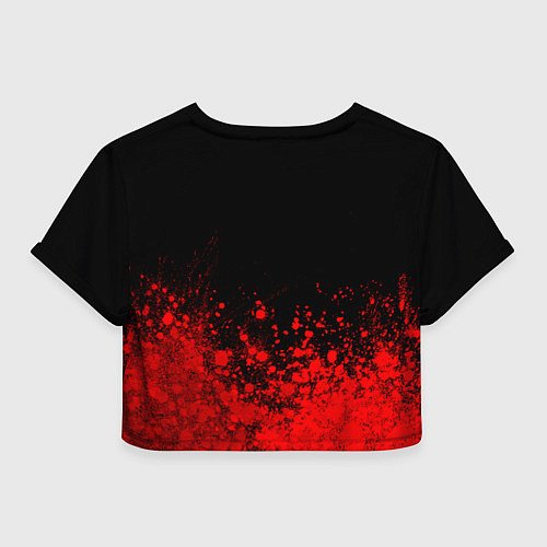 Женский топ Resident Evil - red gradient посередине / 3D-принт – фото 2