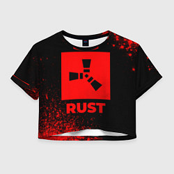 Женский топ Rust - red gradient