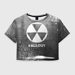 Женский топ Fallout - grey gradient