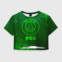 Женский топ PSG - green gradient