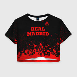 Женский топ Real Madrid - red gradient посередине