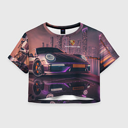 Женский топ Porshe neon city