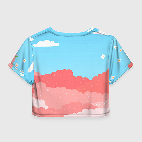 Женский топ Маршмеллоу с сердечком / 3D-принт – фото 2