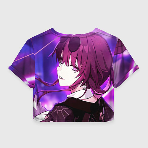 Женский топ Honkai Star Rail Kafka violet light / 3D-принт – фото 2