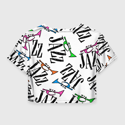 Женский топ Just jazz in color / 3D-принт – фото 2