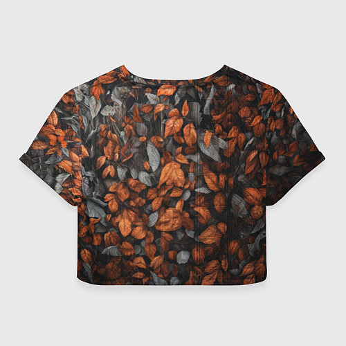 Женский топ Оранжевоглазый лис / 3D-принт – фото 2
