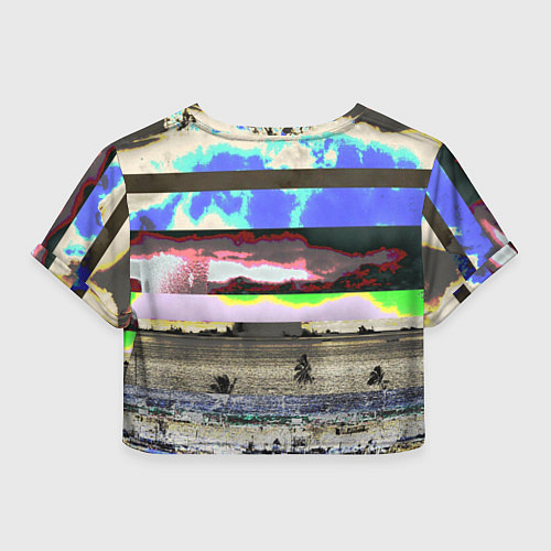 Женский топ Vice city glitch / 3D-принт – фото 2