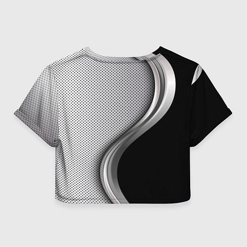 Женский топ Tesla carbon metal / 3D-принт – фото 2