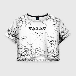 Женский топ Ведьмак трещины в земле