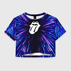 Женский топ Rolling Stones neon energy