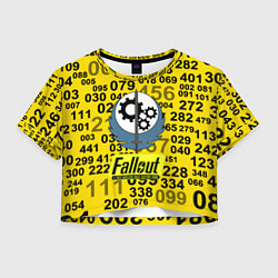 Женский топ Fallout pattern symbol