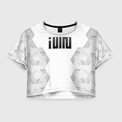 Женский топ Gidle white poly