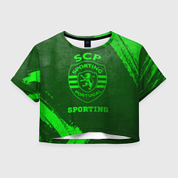 Женский топ Sporting - green gradient