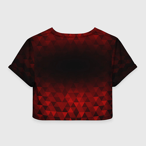 Женский топ Thirty Seconds to Mars red poly / 3D-принт – фото 2