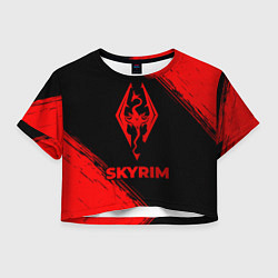 Женский топ Skyrim - red gradient