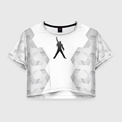 Женский топ Queen white poly