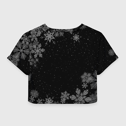 Женский топ Снежный Cyberpunk 2077 / 3D-принт – фото 2