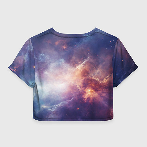 Женский топ Туманности космоса / 3D-принт – фото 2