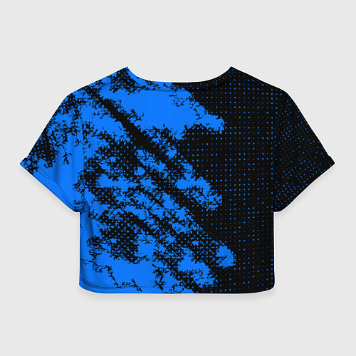 Женский топ Arctic Monkeys - Синий камуфляж / 3D-принт – фото 2
