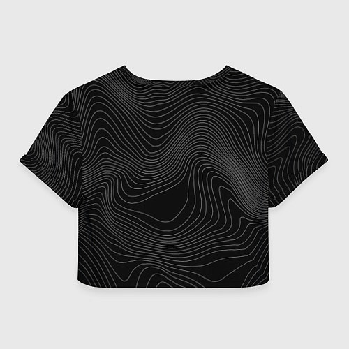 Женский топ Arctic Monkeys - белые линии / 3D-принт – фото 2