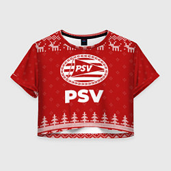 Женский топ Новогодний PSV с оленями