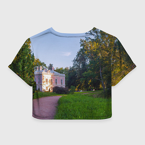 Женский топ Дворец Петра III в Ораниенбауме / 3D-принт – фото 2