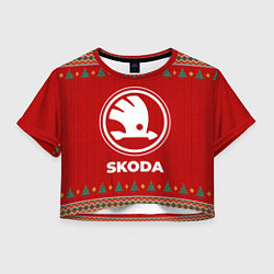 Женский топ Skoda new year