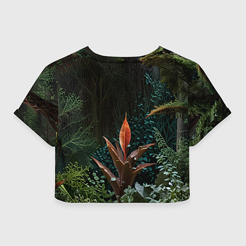 Женский топ Объемные растения / 3D-принт – фото 2