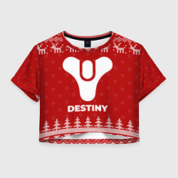 Женский топ Новогодний Destiny с оленями